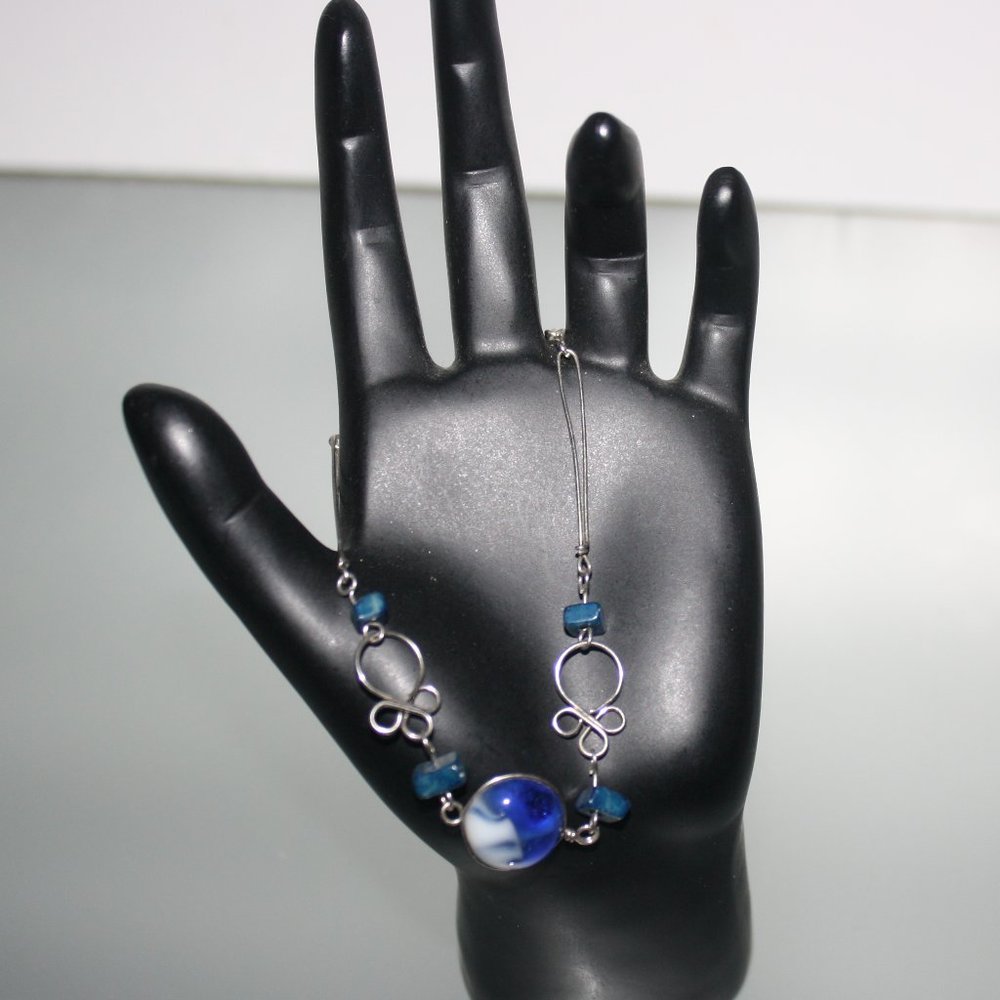 Blue Stone Boho Bracelet